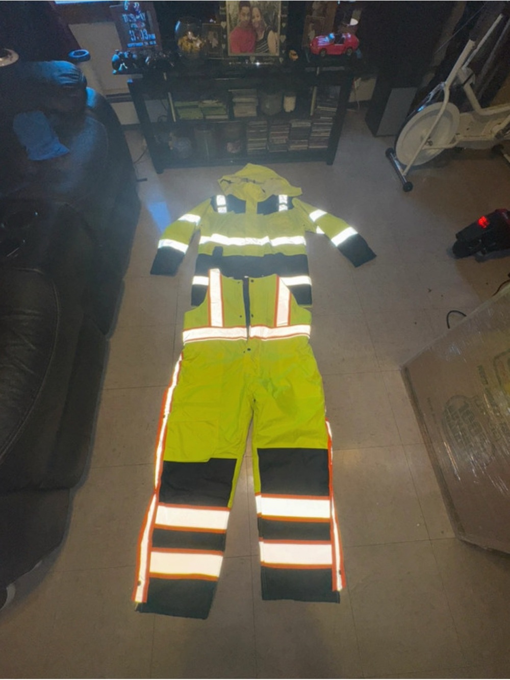 GSS High Visibility Winter Safety Jacket & Bib Pants Set – Reflective Workwear